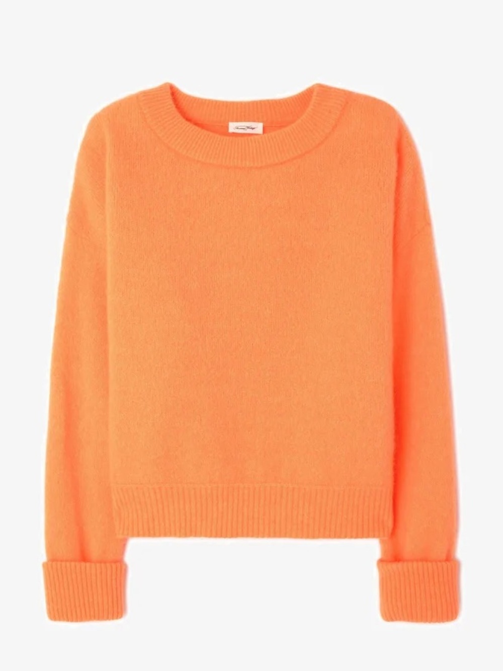 American Vintage Orange Crewneck Sweater